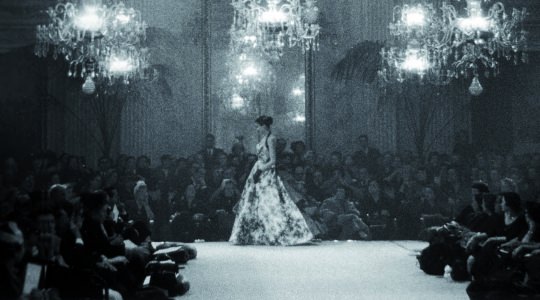 A snap from the first Italian fashion show in 1952 at Florence's Palazzo Pitti