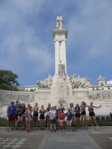 Students learned about the Constitution.